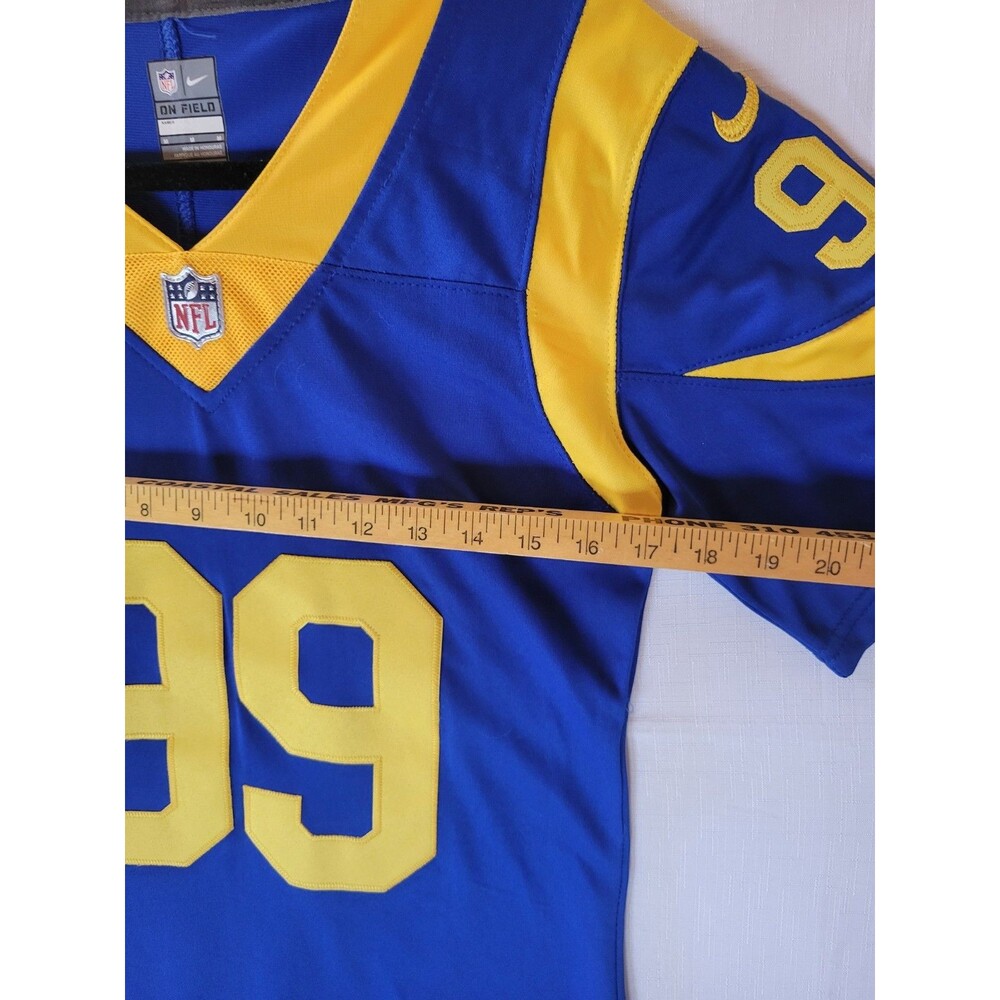 Nike NFL Womens Blue Los Angeles Rams Aaron Donald #99 Jersey Size Medium - Picture 11 of 12